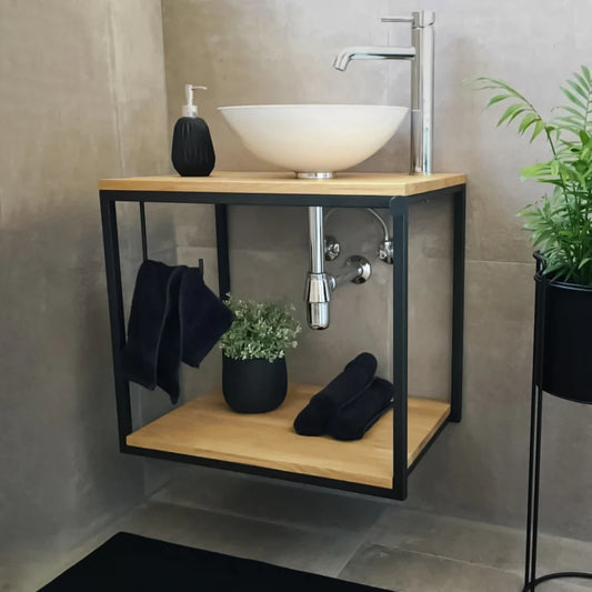 Bathroom Storage Unit 80 x 60 cm - BT-300