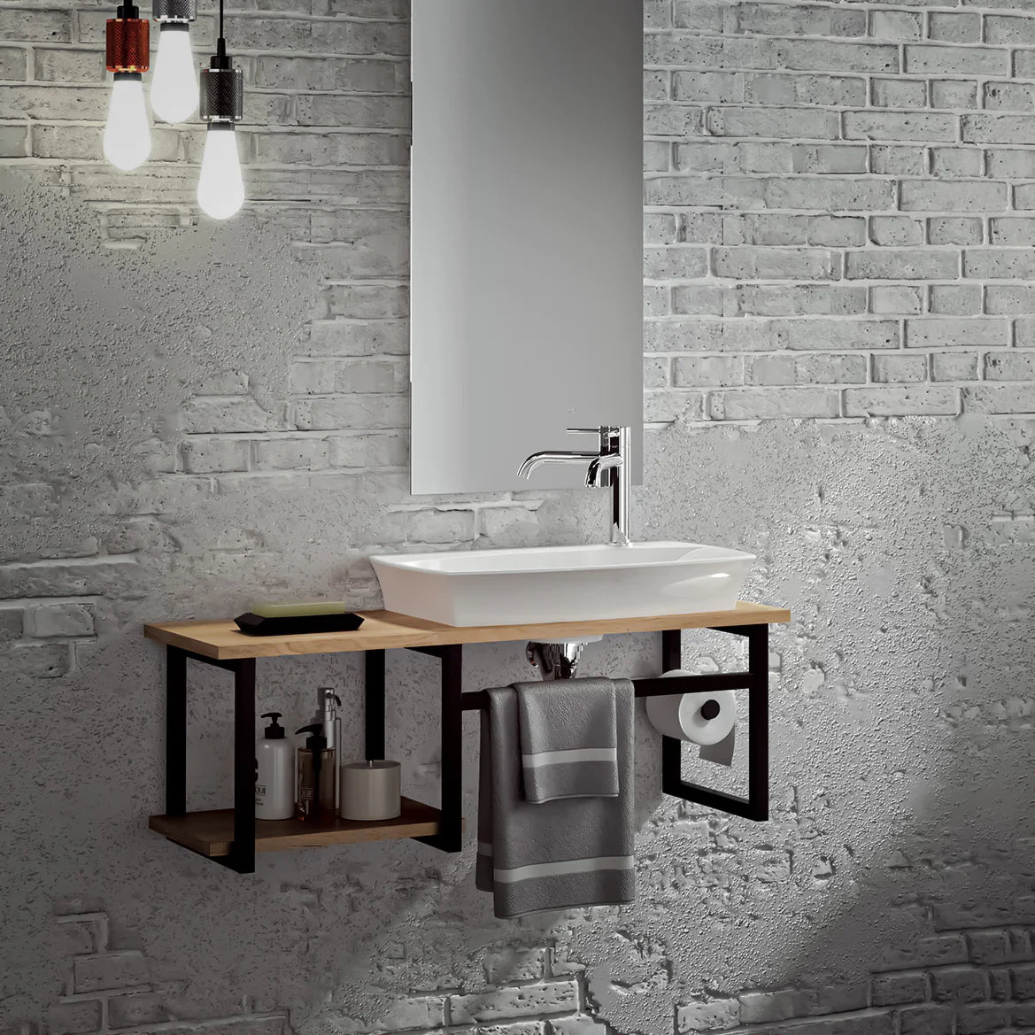 Bathroom Storage Unit 100 x 60 cm - BT-400