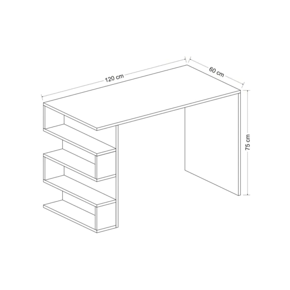 Complete bedroom - bed with wardrobe and desk - Br-200