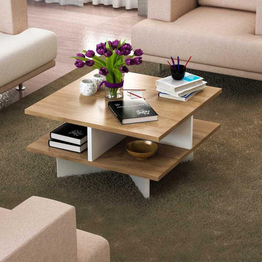 Coffee table with divided shelves 60 x 31 cm - CT-900