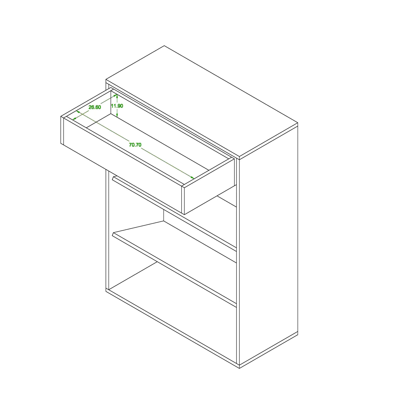 Shoe rack 37 Cm x 80 cm - SS-1100