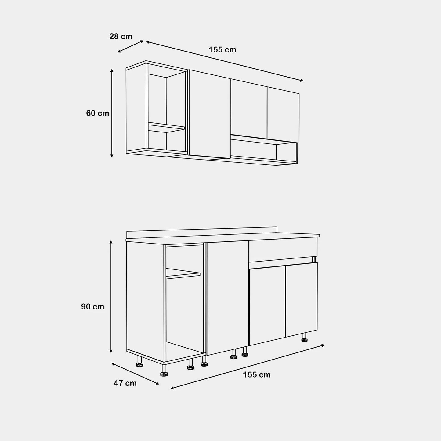 Kitchen - 2 pieces - K-1200