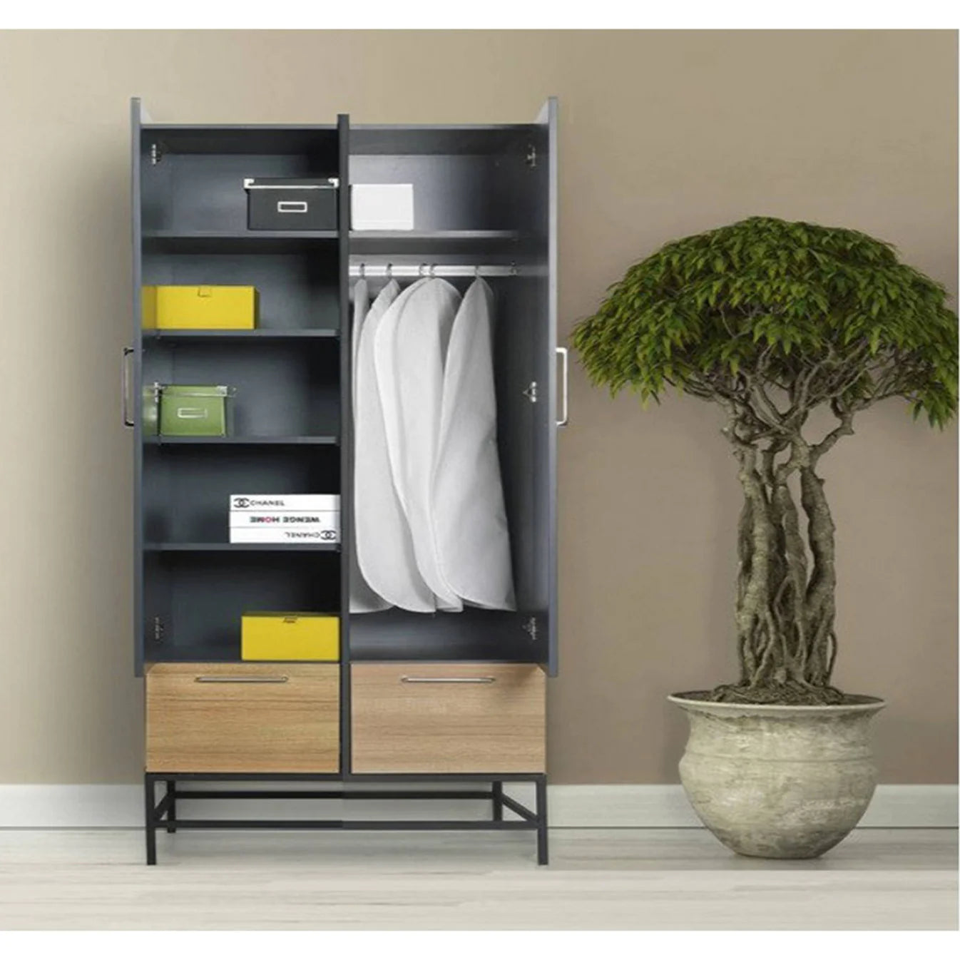 wardrobe 100×200 cm - WR-900
