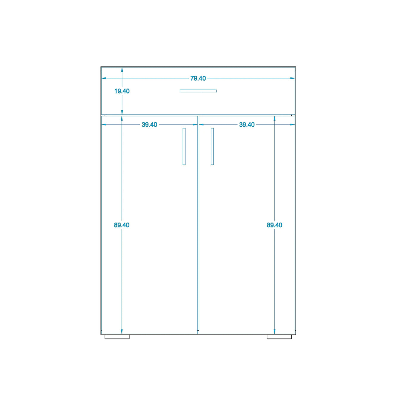 Shoe rack 37 Cm x 80 cm - SS-1100