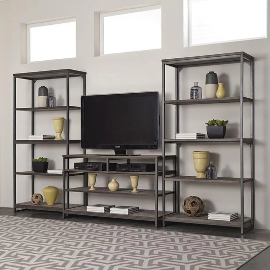 Metal TV Table With Shelving Unit - Tv-3100