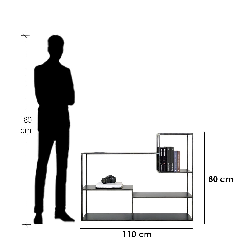 Console Black 35/80 Cm