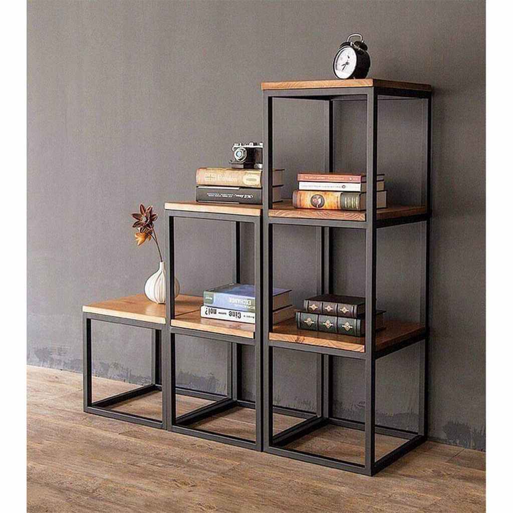 Display Unit Black & Brown 3 Pieces