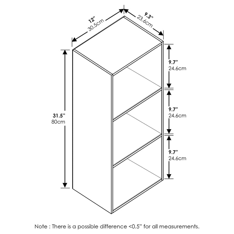 Bookcase Back 30X23/80 Cm