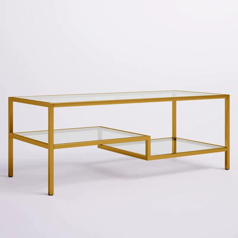 Coffee Table Gold 114X51/43 Cm