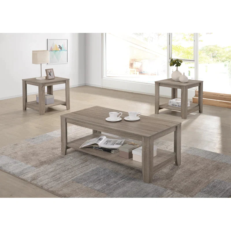 Coffee Table with Storage Beige