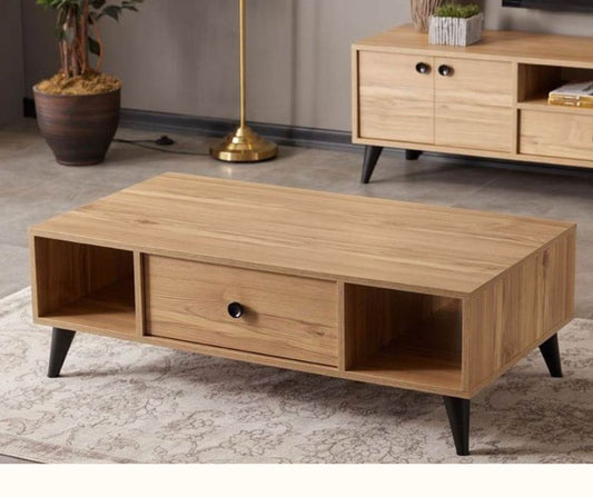 Center Table Brown 100X50/45 Cm