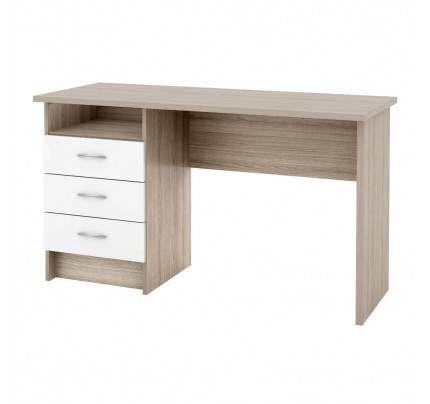 Modern desk White & Beige 120X60/75 Cm
