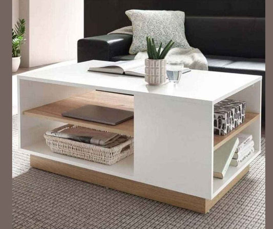 Center Table White & beige