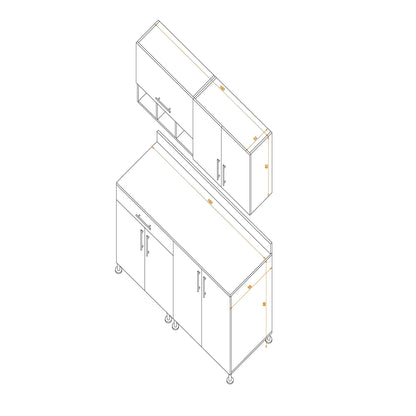 Kitchen - 2 pieces - K-1000