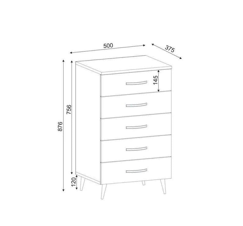 Commode with drawers - CO-1500