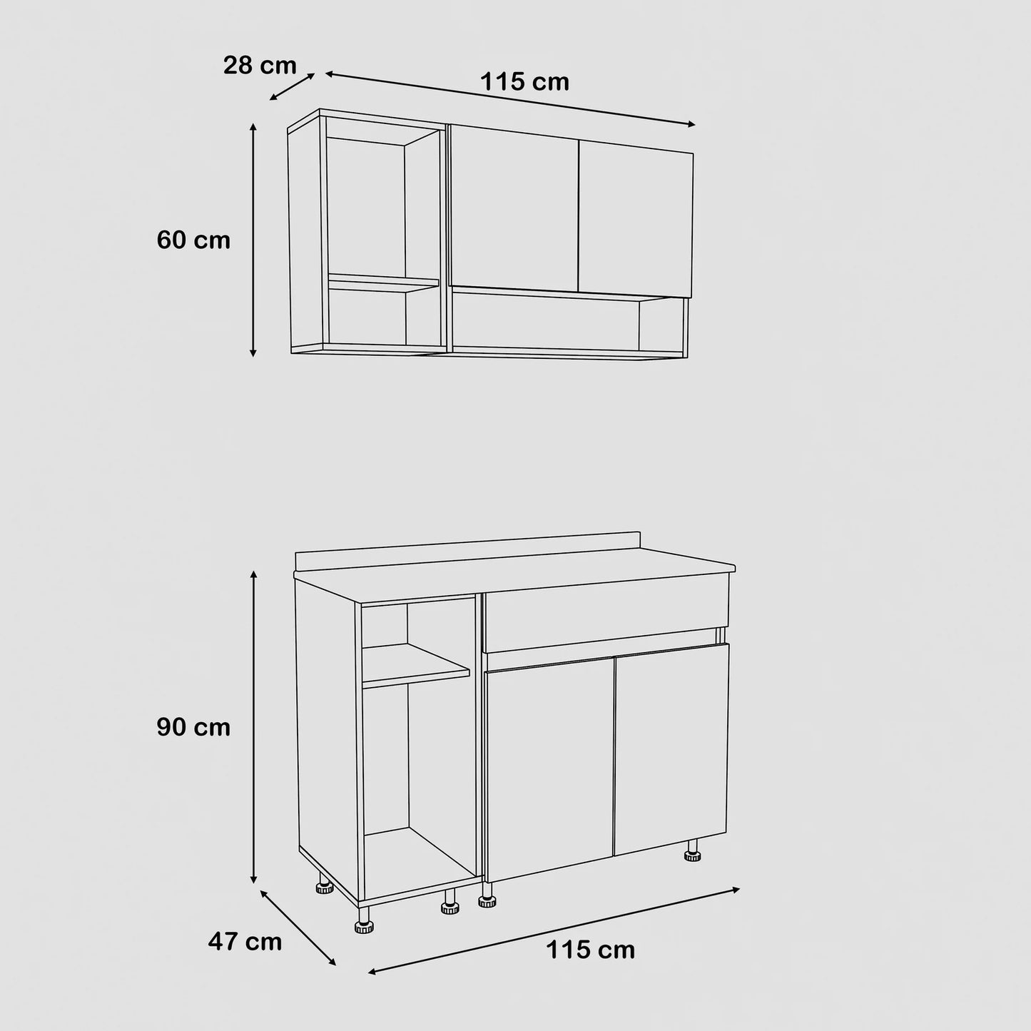 Kitchen - 2 pieces - K-1100