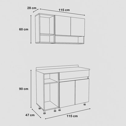 Kitchen - 2 pieces - K-1100