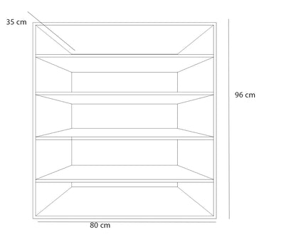 Shoe rack 80 Cmx35 cm - SS-1000