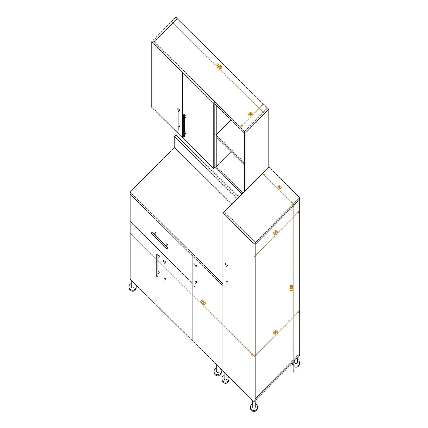 Kitchen - 3 pieces - K-1300