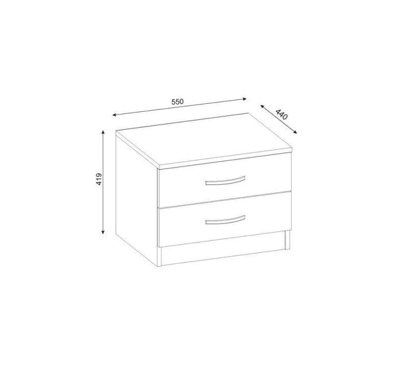 Commode - 2 drawers - CO-700