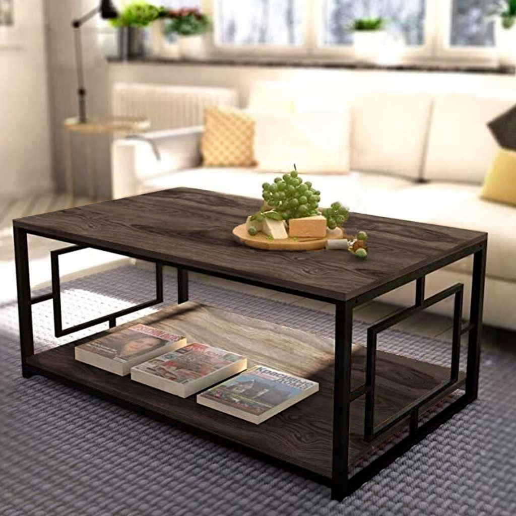 Center Table Black & Brown 100X50/50 Cm