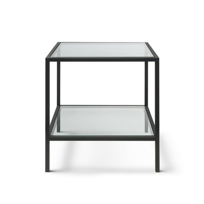 Side Table Black 50 X 50 /60 Cm