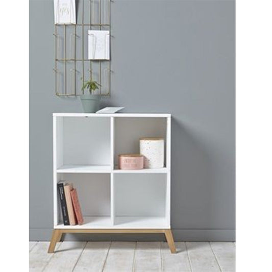 Bookcase White 90X30/80 Cm