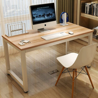 Desk White & beige 120X60/75 Cm