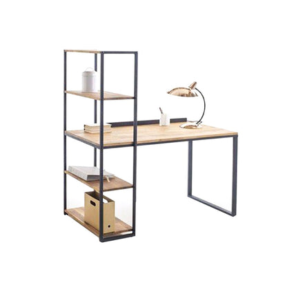 Desk black & beige 130X60/155 Cm