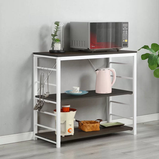 Kitchen Table White 90X40/80 Cm