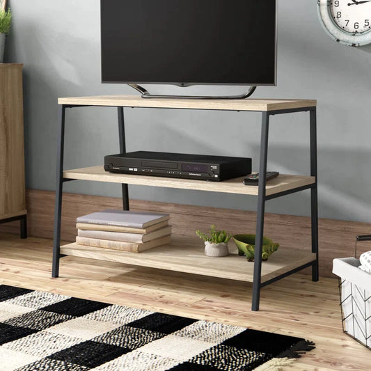 TV Stand for TVs up to 36" Black & Beige
