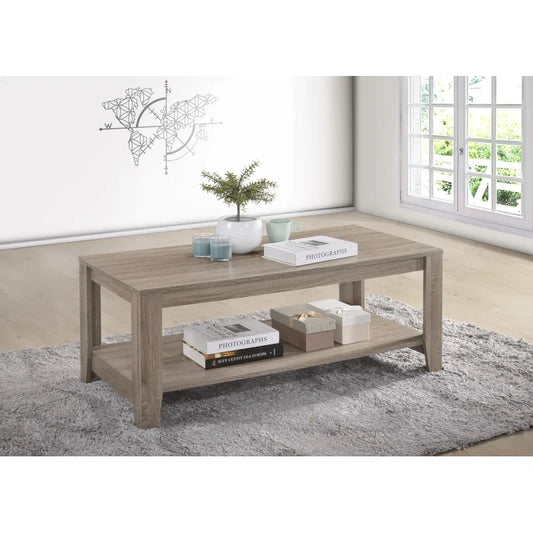 Coffee Table with Storage Beige