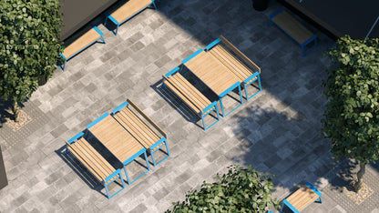 Stable Outdoor Table 180 cm 6-8 Seats