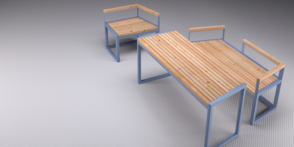 Stable Outdoor Table 150 cm 4-6 Seats