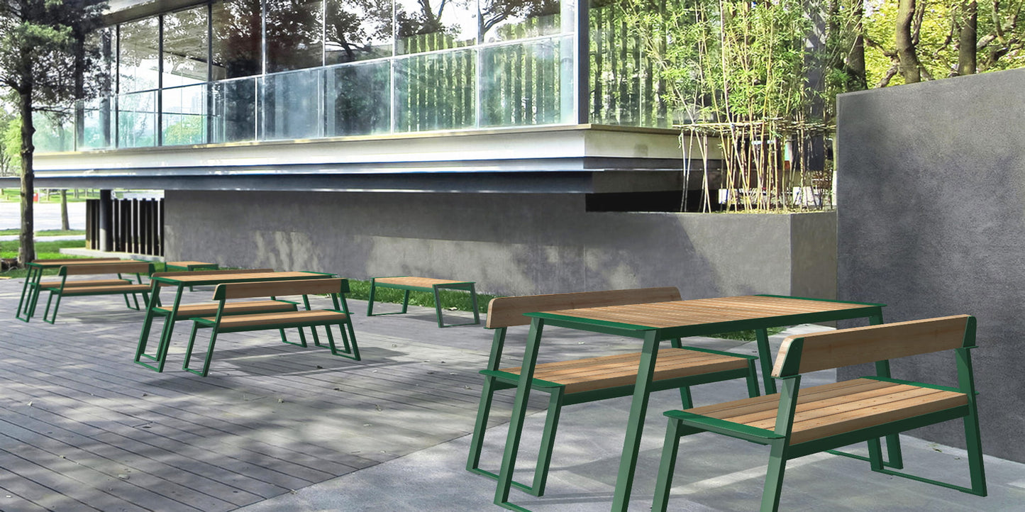 Stable Outdoor Table 150 cm 4-6 Seats