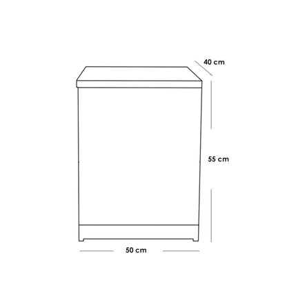 Unit Drawer beige 50X40/55 Cm