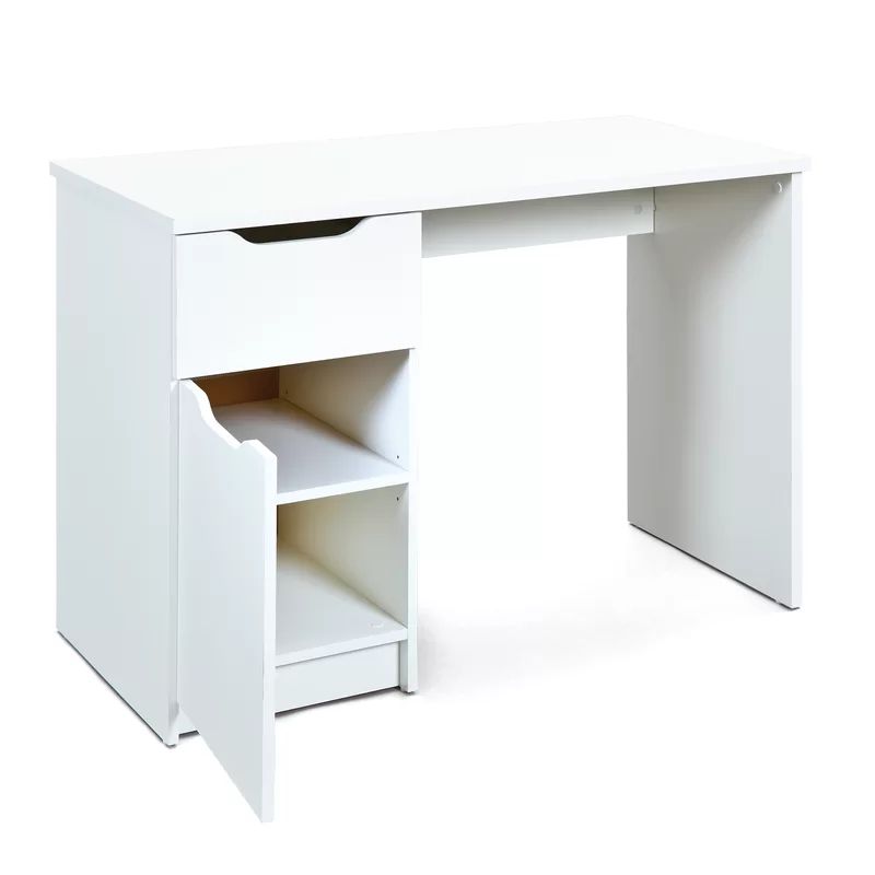 Dulochia White Desk 120X60/75 Cm