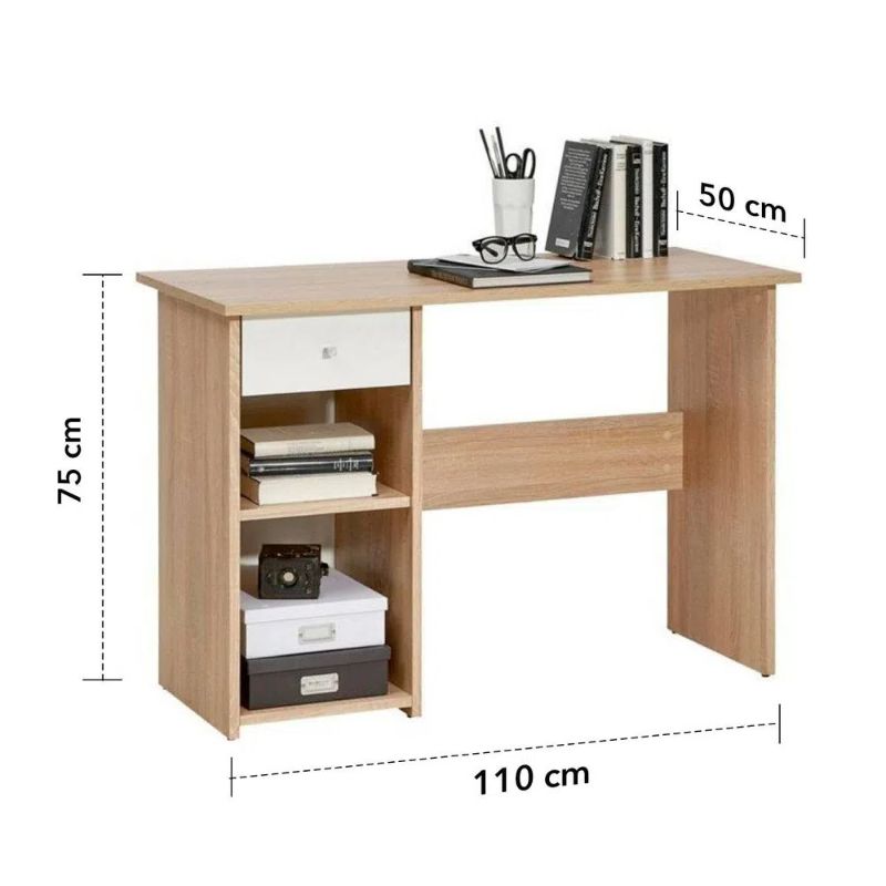 Tamora Desk 100X50/75 Cm - light Wood