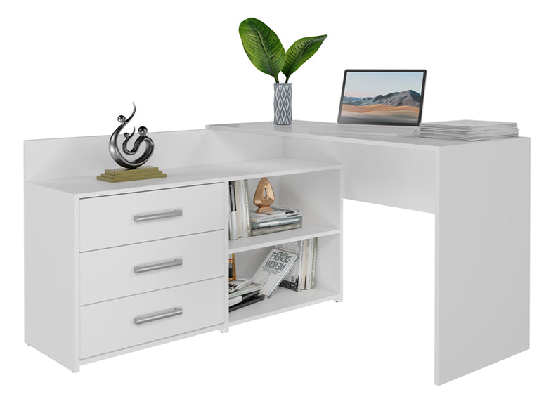 corner desk 120x50 / 76 Cm with a chest of drawers