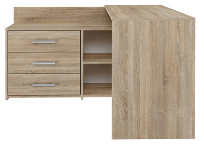 corner desk 120x50 / 76 Cm with a chest of drawers